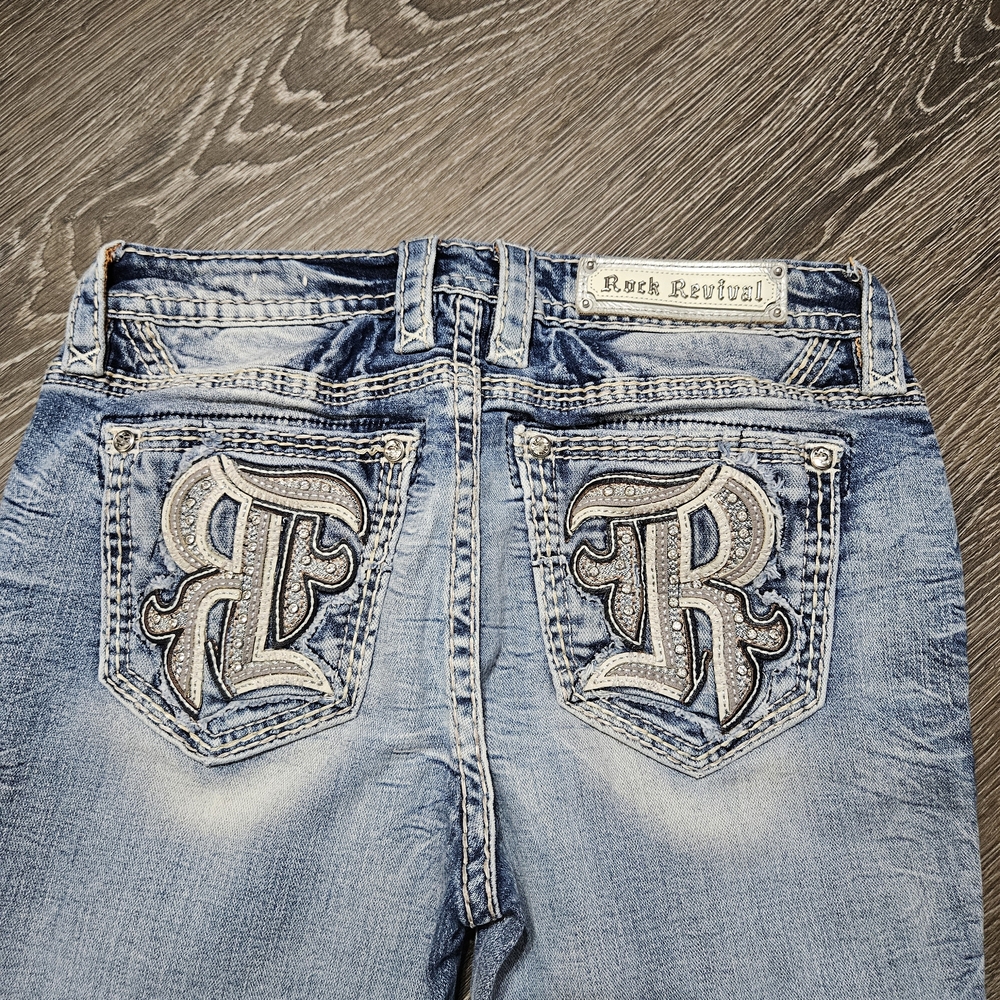 Rock Revival Light Wash Boot Cut Jeans - Picture 3 of 15
